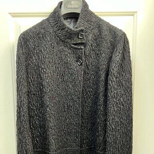 Boucle Black Jacket - Spanish designer Fuentecapala